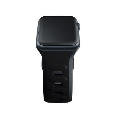 8. 3mk Silikon- Watch für Apple Watch 38/40/41 mm – Schwarz