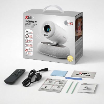 9. XBLITZ LED-PROJEKTOR MIT ANDROID 13 X-LUMEN