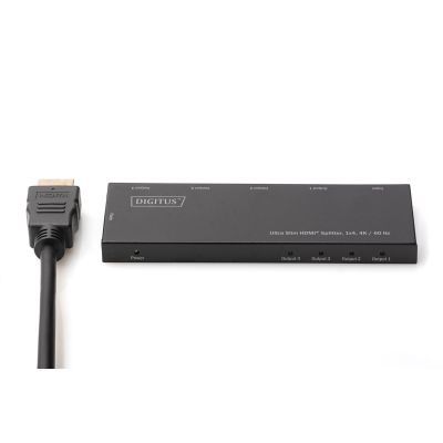 12. HDMI-Splitter mit 4 Ports, UHD4K 60Hz HDR, HDCP 2.2-Audio