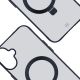 8. 3mk Smoke Case Mag&Stand Hülle für Apple iPhone 16 plus – transparent