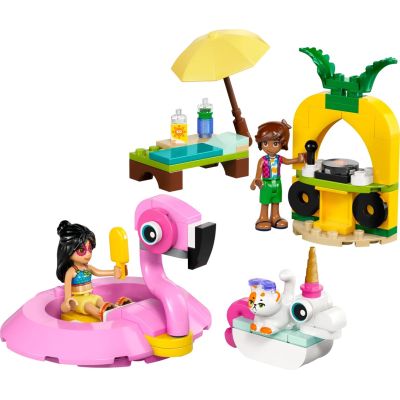3. LEGO Friends 42658 Einhorn- und Flamingo-Poolparty