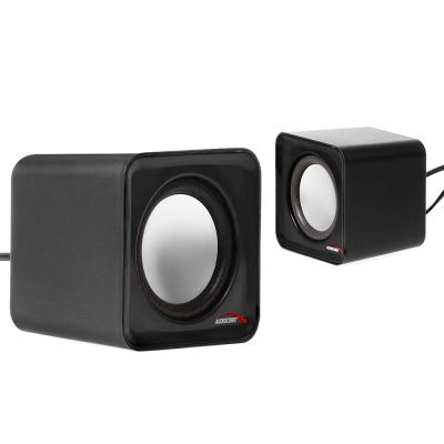 4. AUDIOCORE AC870B Computerlautsprecher-Set (2.0; schwarz)