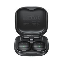 Acefast R1 Drahtlose Lavalier-Mikrofone 2 Stück - Schwarz