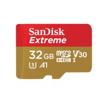 SanDisk Extreme SDSQXAF-032G-GN6AA Speicherkarte (32 GB; Klasse U3; Adapter, Speicherkarte)