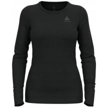 Odlo BL TOP Crewneck l/s MERINO 200 Damen T-Shirt Größe M Schwarz