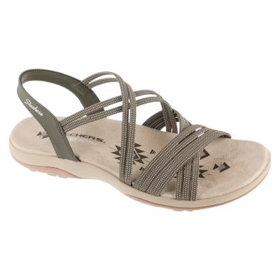 Skechers Reggae Slim - Turn It Up 163117-OLV Grün 36