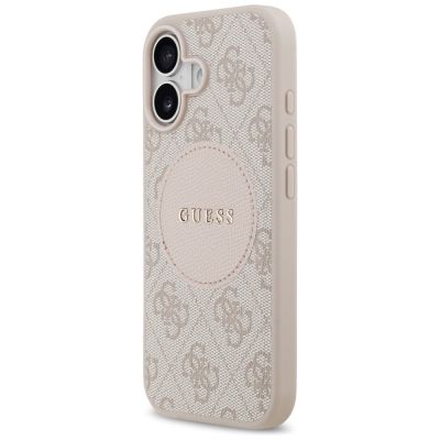 2. Guess 4G Circle Classic Logo MagSafe Case für iPhone 17 - Pink