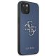 4. Guess GUHCP13SSA4GSBL iPhone 13 mini 5.4" blau/blau Hardcase Saffiano 4G Metal Logo