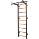 8. Turnwand-Stangen aus Holz und Metall mit Metall-Stangenbank K 721B