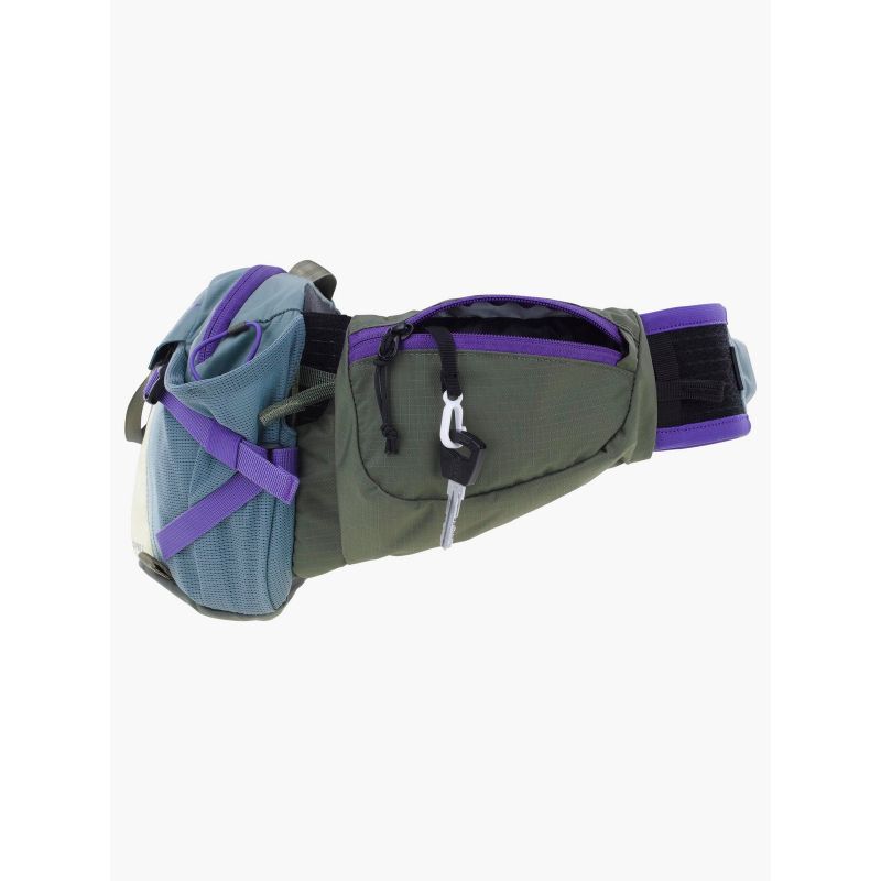 6. EVOC Hip Pack Pro 3 Stahl/Violett/Dunkeloliv
