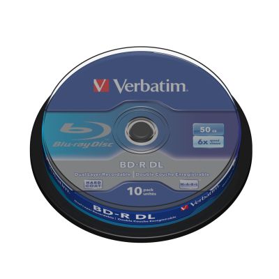 Verbatim 43746 Blu-Ray BD-R Disc 50 GB 10 Stück.