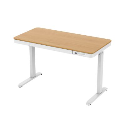 2. ACTIVEJET Schreibtisch mit elektrischer Höhenverstellung, Höhe 120x60 ET119S weiß/eiche