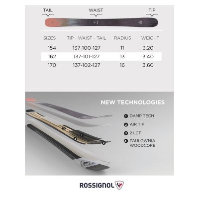 11. ROSSIGNOL RALLYBIRD 102 OPEN Ski