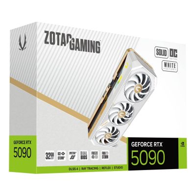 6. ZOTAC GAMING GeForce RTX 5090 32GB SOLID OC WHITE Grafikkarte