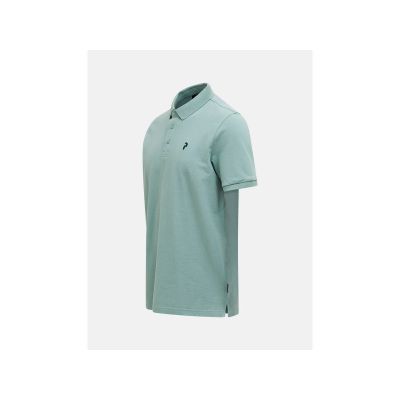 3. PEAK PERFORMANCE M Klassisches Baumwoll-Polo-Herren-T-Shirt, Grün