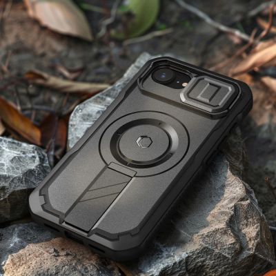 7. Tech-Protect Kevlar Magsafe Hülle für iPhone 16e / 17e - Schwarz