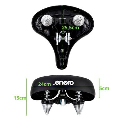5. ENERO BLACK WIDE CITY FAHRRADSATTEL