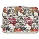 3. Hello Kitty PU-Metall-Logo-Hülle für einen 14-Zoll-Laptop – Beige