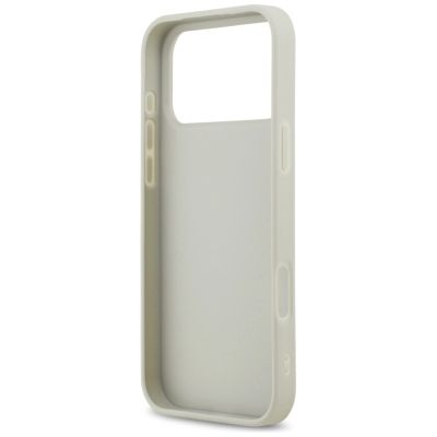 7. DKNY Schutzhülle mit Karomuster und Streifen für iPhone 17 Pro Max – Beige