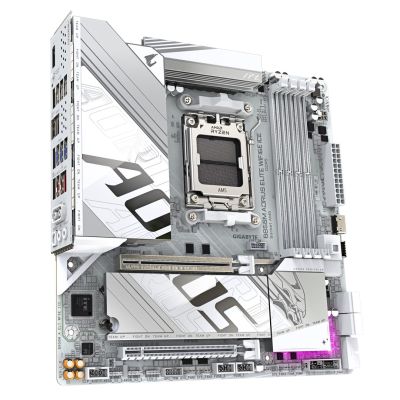 7. GIGA B850M AORUS ELITE WF6E ICE AM5 DDR5 µATX Mainboard