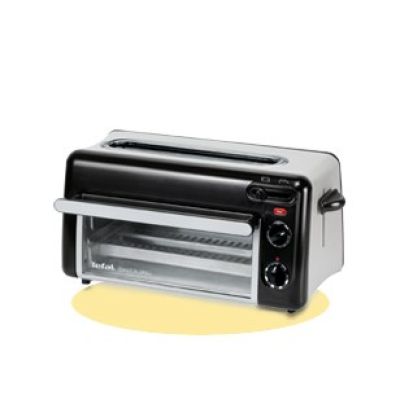 Tefal TL6008 2 Tassen 1300 W Aluminium, Schwarz
