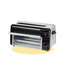 Tefal TL6008 2 Tassen 1300 W Aluminium, Schwarz