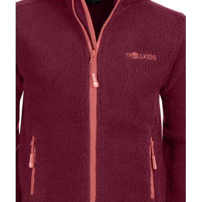 4. Trollkids Girls Mandal Jacke für Mädchen, Rot (358-219)