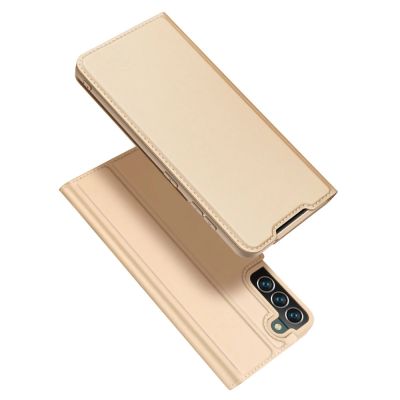Dux Ducis Skin Pro booktype case schutzhülle aufklappbare hülle für Samsung Galaxy S22+ (S22 Plus) golden