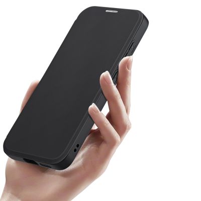 8. Dux Ducis Skin X Pro Hülle für Samsung Galaxy S25 mit MagSafe und Geldbörse – Schwarz