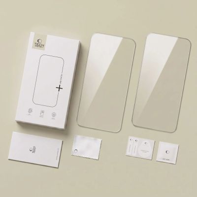 17. Tech-Protect Glass Fit+ 2er-Pack Panzerglas für iPhone 16 Pro Max / 17 Pro Max - transparent