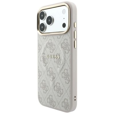 2. Guess Embossed 4G Classic MagSafe Hülle für iPhone 17 Pro Max / 18 Pro Max – Pink