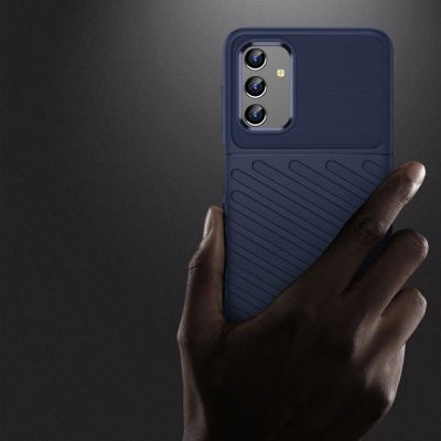 3. Thunder Case Flexibel Robuste Panzer Handyhülle TPU Schutzhülle für Samsung Galaxy A13 5G blau