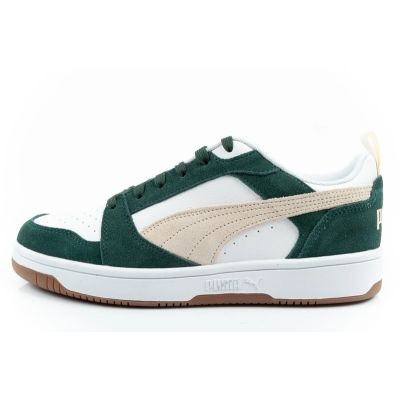 2. Puma Rebound v6 Herren-Sportschuhe, modisch und bequem, weiß/grün