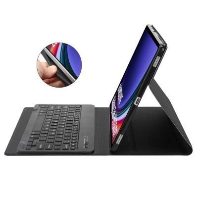 4. Tech-Protect SC Pen + Tastaturhülle mit Tastatur für Samsung Galaxy Tab S9 FE+ 12,4" X610 / X616B - Schwarz