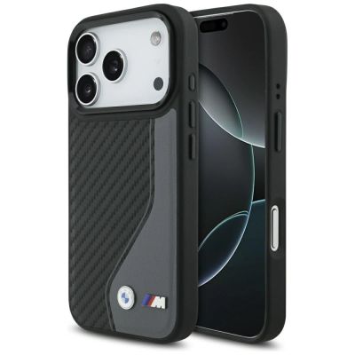 9. BMW M Carbon Logo MagSafe Hülle für iPhone 17 Pro - Graphit