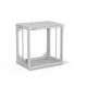 5. ALANTEC Wandschrank 19" 12U 600x450, Glastür, grau, montiert (SW-12U-600-450-01-SA)