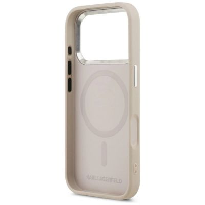 7. Karl Lagerfeld Choupette Pin MagSafe Case für iPhone 17 Pro - Pink