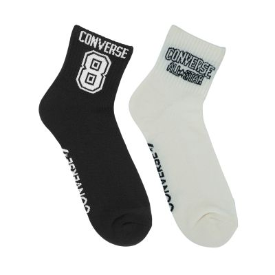 4. Converse 2er-Pack Socken weiß, schwarz E1345A