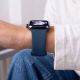 6. Tech-Protect Silikonarmband für Apple Watch 44 / 45 / 46 / 49 mm – Marineblau
