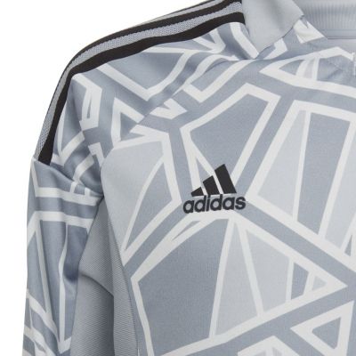 4. adidas Condivo 22 Langarm-Torwarttrikot für Kinder, Grau, HB1646