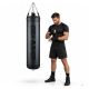 PREMIUM Boxsack + Ring SBRX Schwarz Leer - 150 cm | DBX Bushido