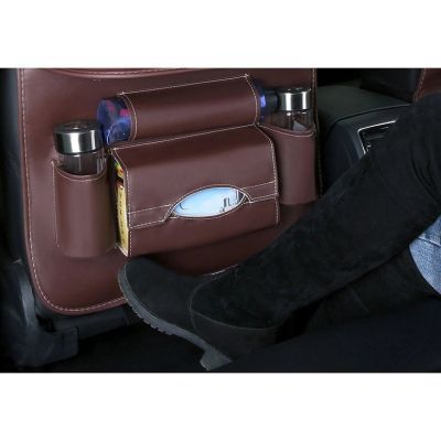 11. Autositz Organizer Sitzschoner Sitzbezug Ablage Mini Autotisch schwarz