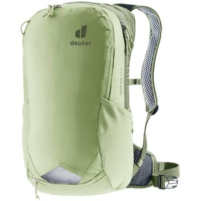 Deuter Race Air 14 + 3 Fahrradrucksack, Mineral/Handschuh