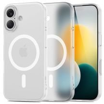 Tech-Protect MagSlim MagSafe Hülle für iPhone 17 - Mattweiß