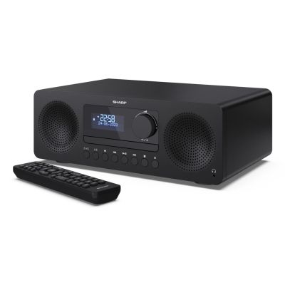 Sharp TOKYO DAB+ All-in-One HiFi-System XL-B720D(BK) mit AUX-Eingang, Bluetooth-Konnektivität, CD-Player und FM-Radio