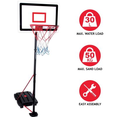 3. DUNLOP VERSTELLBARES BASKETBALLSET 1,65-2,05 M 3-IN-1