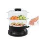 2. Tefal Minicompact VC139810 Dampfgarer mit 2 Körben, freistehend, 800 W, Schwarz