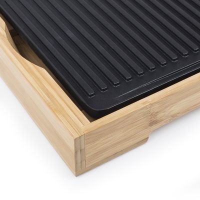 9. Tristar BP-2641 Elektrischer Bambusgrill, Schwarz, 2200 W