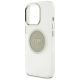 6. Guess IML Metal Colored Circle Classic Logo MagSafe Hülle für iPhone 16 Pro Max - Grau