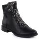 Damen-Stiefeletten mit Blumenmuster, schwarz, Jezzi ASA62-16